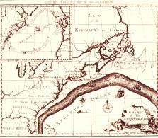 Franklin's 1770 map of the Gulf Stream (Image courtesy of NOAA Photo Library)